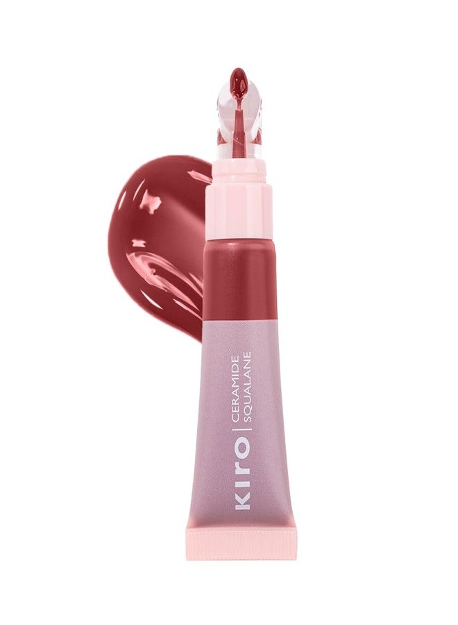 كيرو ملمع شفاه كيرو سيراميد دريب الملون - لون البقان الغني، 2 غرام | بلسم مرطب لامع مع سيراميدات وسكوالين | لمسة نهائية لامعة، عناية مغذية ونباتية للشفاه - Image 1